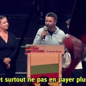 ¡No pasarán! Prise de parole d'Olivier Besancenot, Place de la République à Paris, le 30 juin 2024 - VIDEO