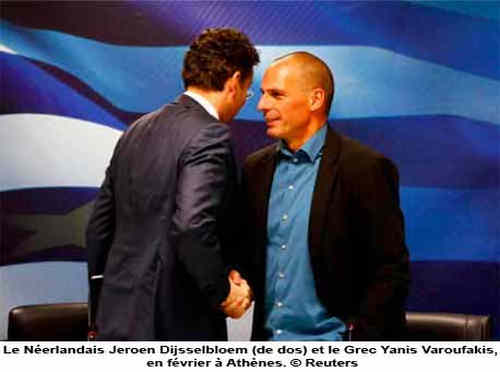 2015-07-08 02 Le-Néerlandais-Jeroen-Dijsselbloem-de-dos-et-le-Grec-Yanis-Varoufakis