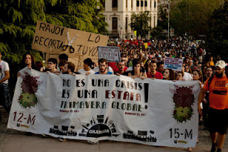 Πορεία για τον ένα χρόνο του ισπανικού κινήματος