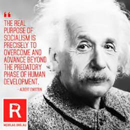 Albert Einstein: The real purpose of socialism