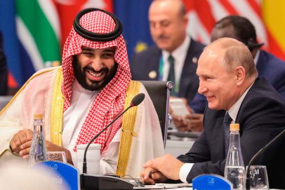Putin with Saudi BFF Mohammed bin Salman